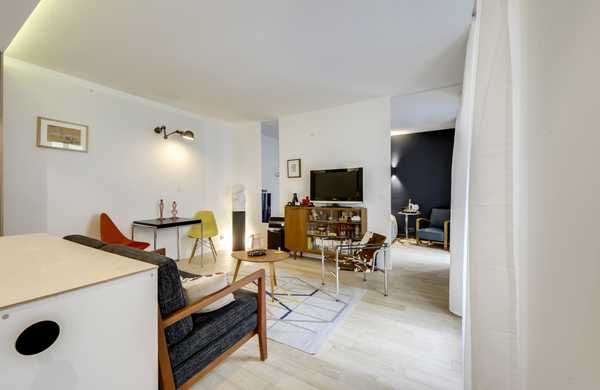 Rénovation complète d'un appartement 2 pièces par un architecte d'intérieur à Bordeaux