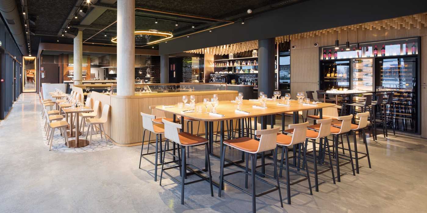 Aménagement intérieur d'un restaurant par un architecte à Bordeaux