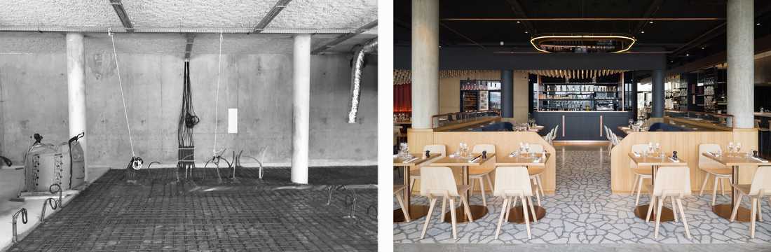 Avant-après : Aménagement d'un restaurant par un architecte intérieur à Bordeaux