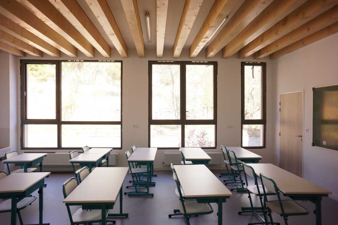 Salle de classe aménagée par un architecte à Bordeaux