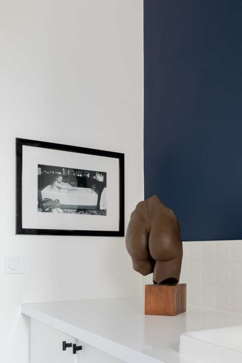 Coup de neuf appartement 85m² -  sculpture dans le séjour