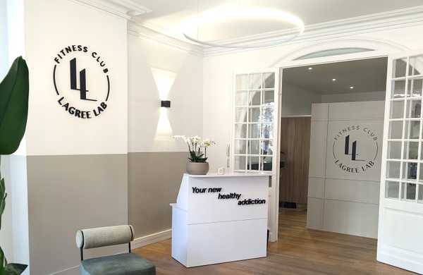 Interior design of a premium gym club